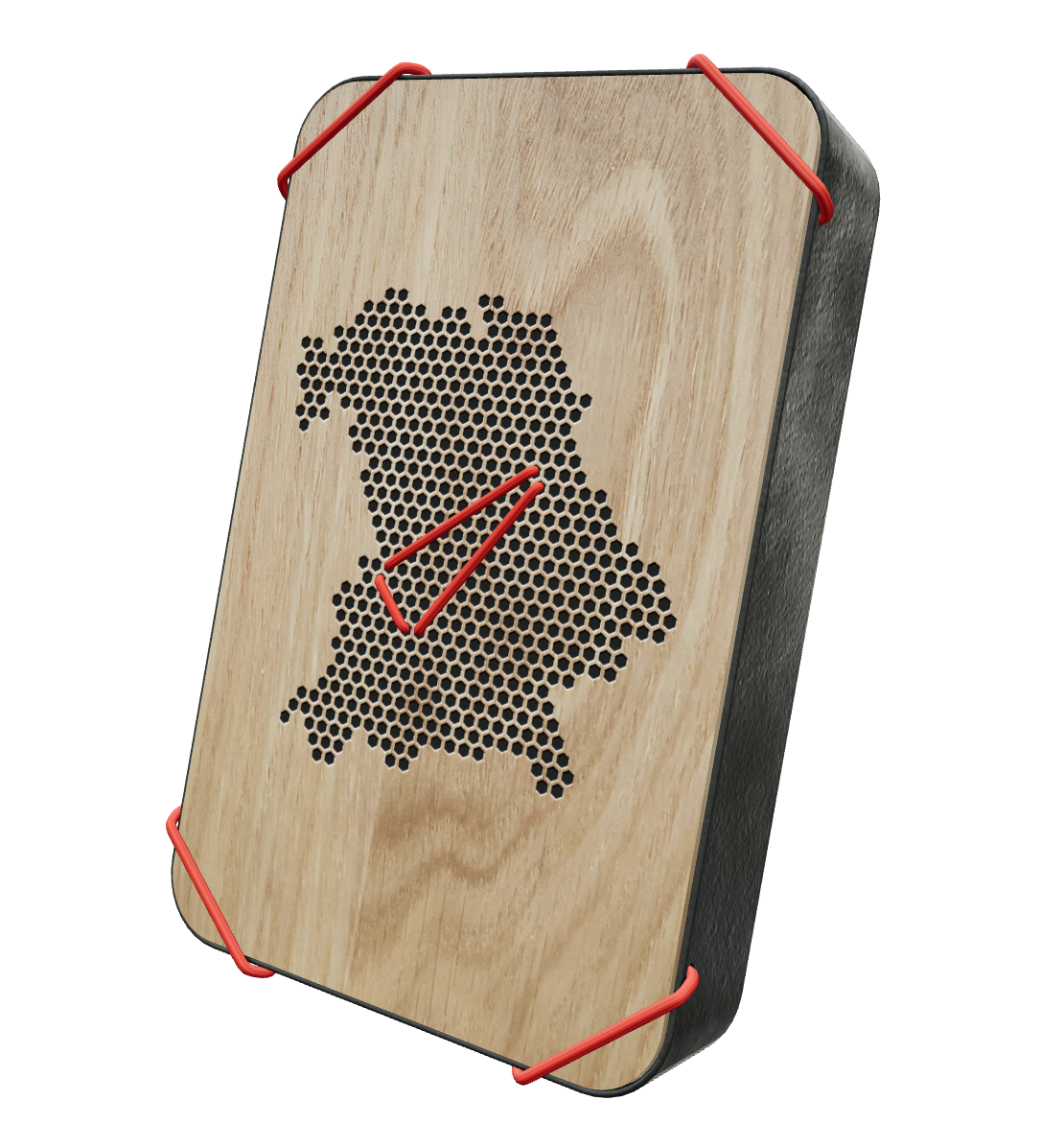 Andenken, Souvenirs und Mitbringsel mit dem Bayern-Questlog aufbewahren. Wandschmuck, Dekoration und das perfekte Geschenk für Reiseliebhaber.