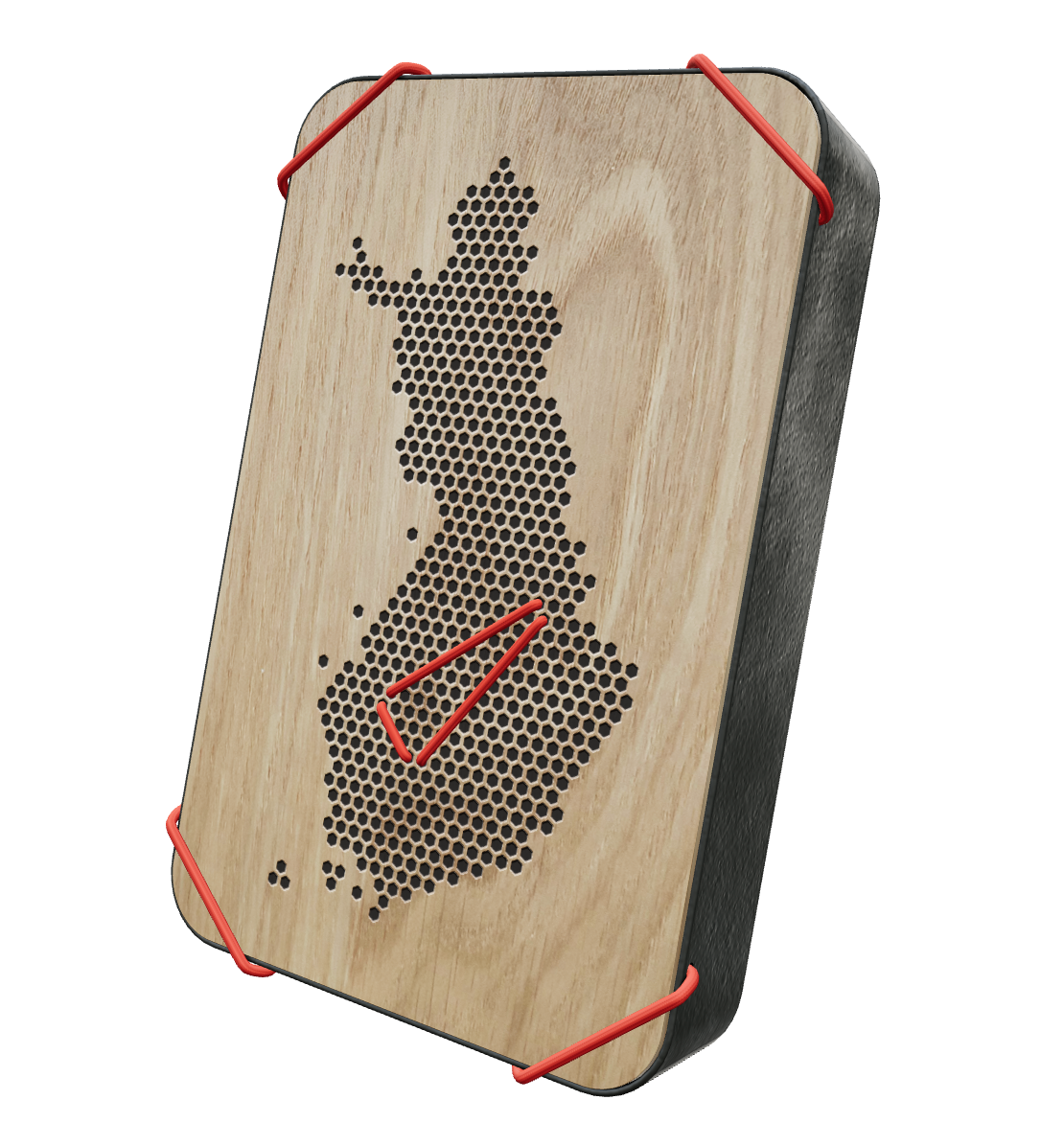 Andenken, Souvenirs und Mitbringsel mit dem Finnland-Questlog aufbewahren. Wandschmuck, Dekoration und das perfekte Geschenk für Reiseliebhaber.