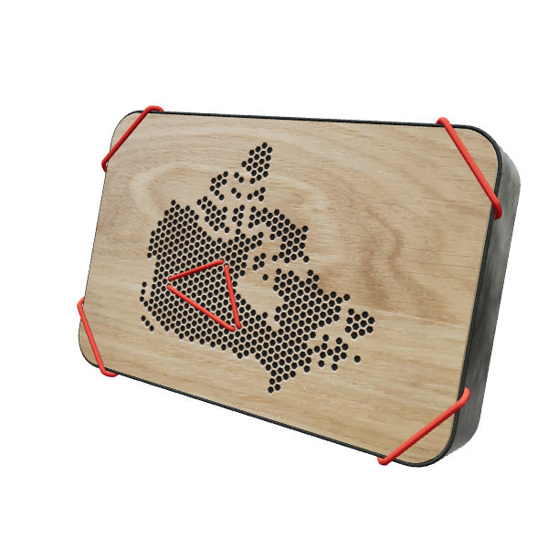 Andenken, Souvenirs und Mitbringsel mit dem Kanada-Questlog aufbewahren. Wandschmuck, Dekoration und das perfekte Geschenk für Reiseliebhaber.