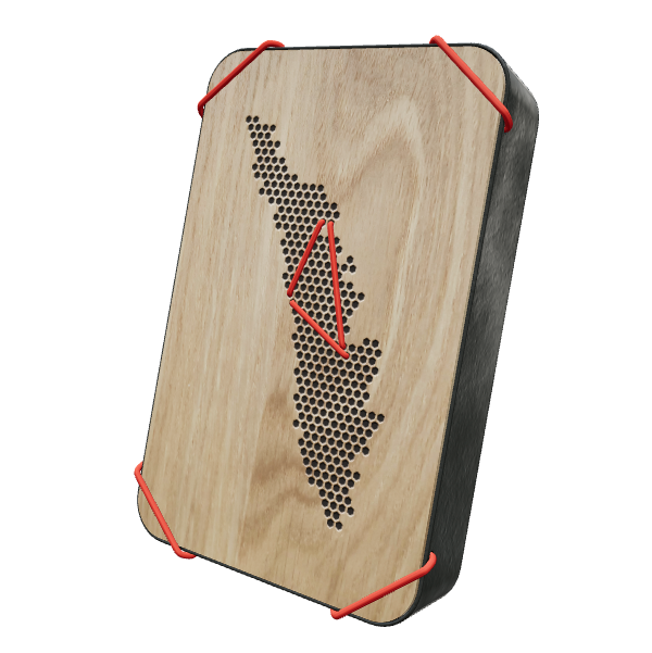 Andenken, Souvenirs und Mitbringsel mit dem Kerala-Questlog aufbewahren. Wandschmuck, Dekoration und das perfekte Geschenk für Reiseliebhaber.