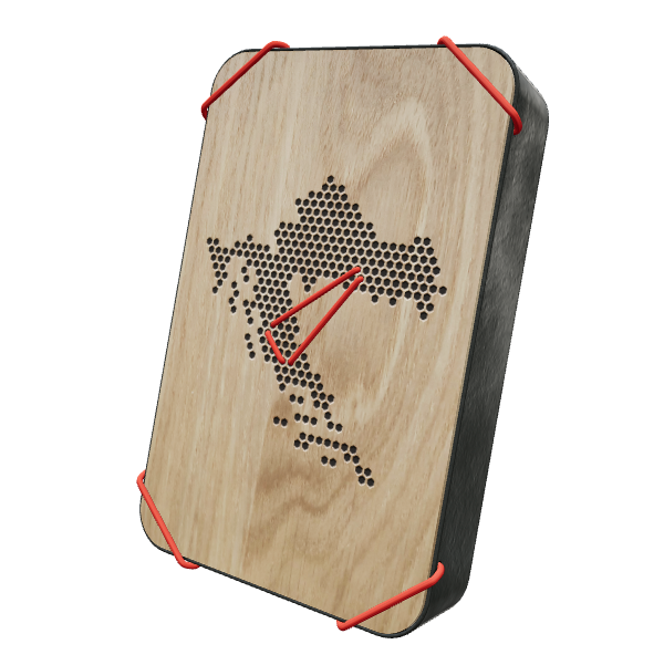 Andenken, Souvenirs und Mitbringsel mit dem Kroatien-Questlog aufbewahren. Wandschmuck, Dekoration und das perfekte Geschenk für Reiseliebhaber.