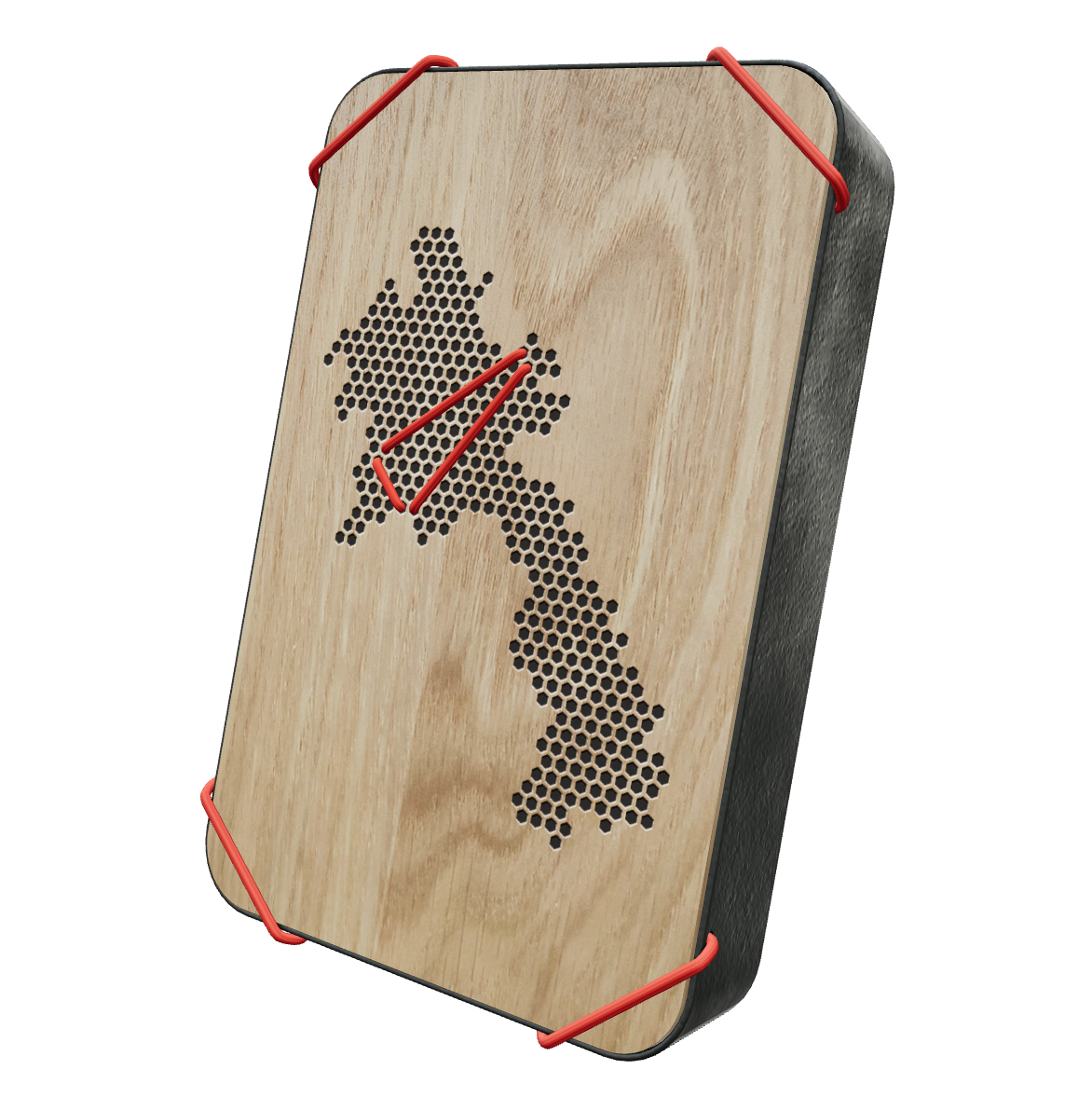 Andenken, Souvenirs und Mitbringsel mit dem Laos-Questlog aufbewahren. Wandschmuck, Dekoration und das perfekte Geschenk für Reiseliebhaber.