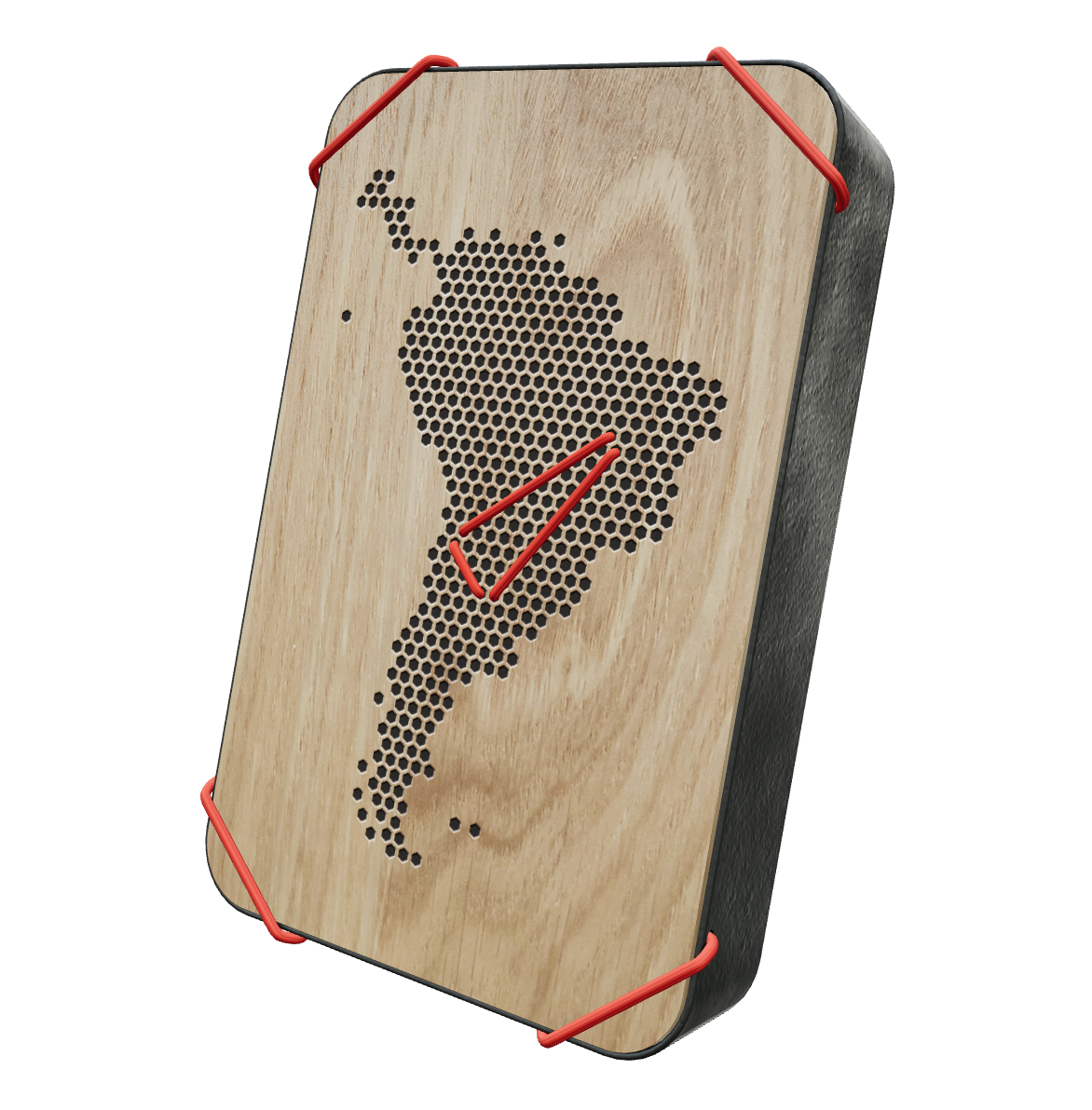 Andenken, Souvenirs und Mitbringsel mit dem Lateinamerika-Questlog aufbewahren. Wandschmuck, Dekoration und das perfekte Geschenk für Reiseliebhaber.