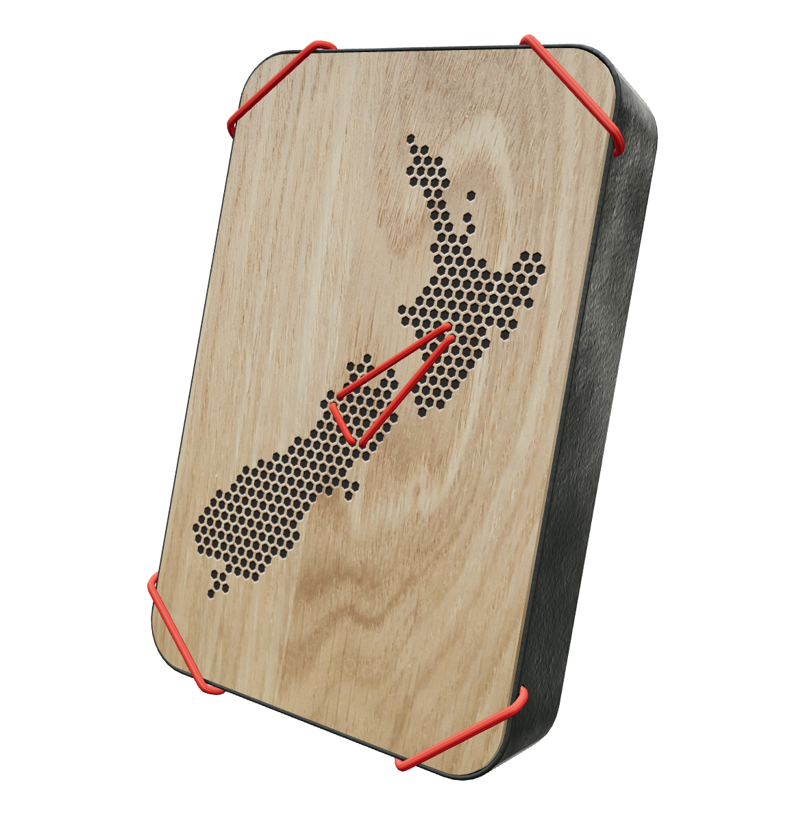 Andenken, Souvenirs und Mitbringsel mit dem Neuseeland-Questlog aufbewahren. Wandschmuck, Dekoration und das perfekte Geschenk für Reiseliebhaber.