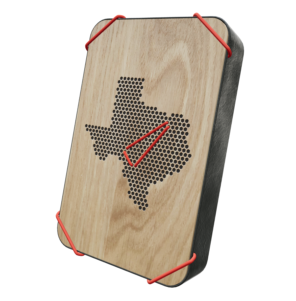 Andenken, Souvenirs und Mitbringsel mit dem Texas-Questlog aufbewahren. Wandschmuck, Dekoration und das perfekte Geschenk für Reiseliebhaber.