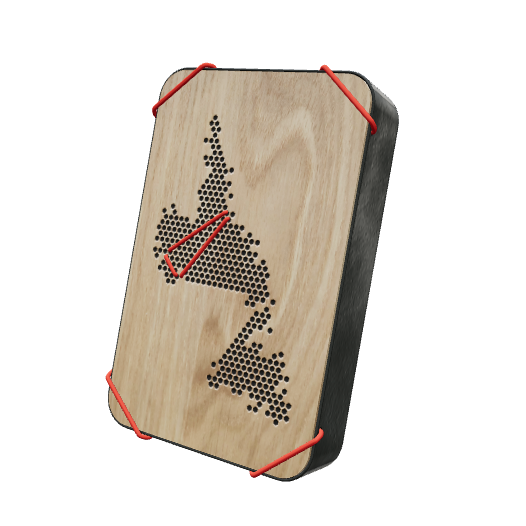 Andenken, Souvenirs und Mitbringsel mit dem Neufundland-Questlog aufbewahren. Wandschmuck, Dekoration und das perfekte Geschenk für Reiseliebhaber.