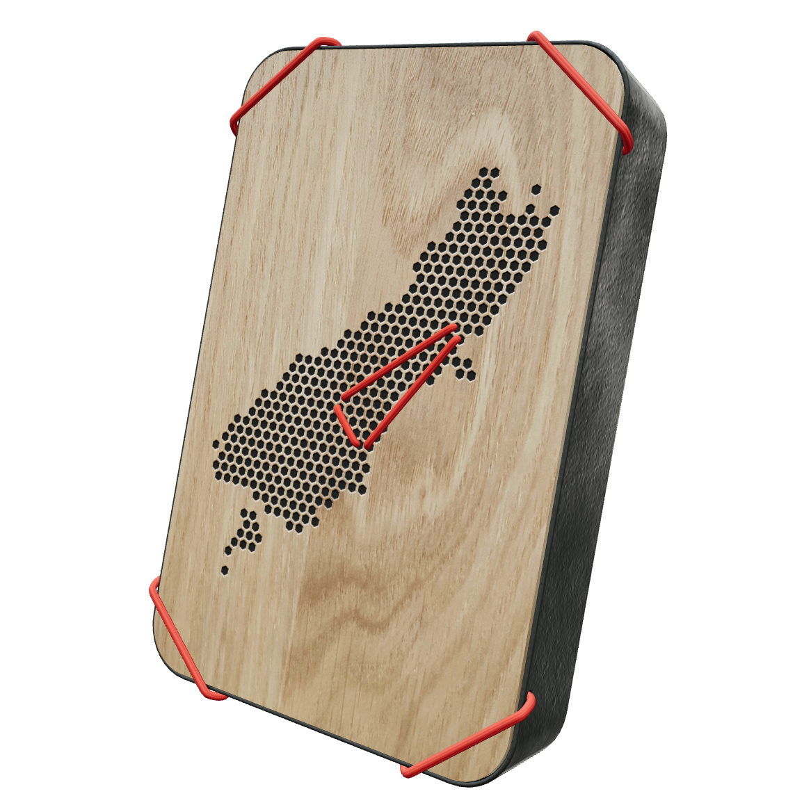 Andenken, Souvenirs und Mitbringsel mit dem Neuseeland Südinsel-Questlog aufbewahren. Wandschmuck, Dekoration und das perfekte Geschenk für Reiseliebhaber.