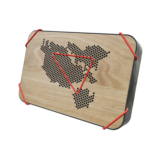 Erinnerungsbox für Reisen: Andenken, Souvenirs und Mitbringsel mit dem Amsterdam-Questlog aufbewahren. Wandschmuck, Dekoration und das perfekte Geschenk für Reiseliebhaber.