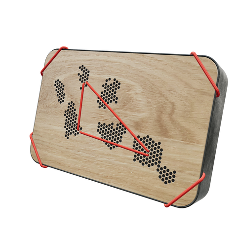 Erinnerungsbox für Reisen: Andenken, Souvenirs und Mitbringsel mit dem Gesellschaftsinseln-Questlog aufbewahren. Wandschmuck, Dekoration und das perfekte Geschenk für Reiseliebhaber.