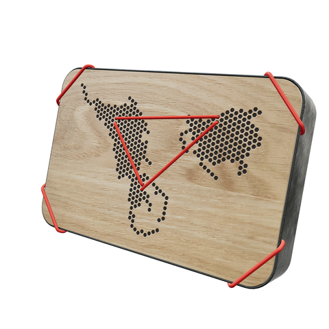 Erinnerungsbox für Reisen: Andenken, Souvenirs und Mitbringsel mit dem Helgoland-Questlog aufbewahren. Wandschmuck, Dekoration und das perfekte Geschenk für Reiseliebhaber.