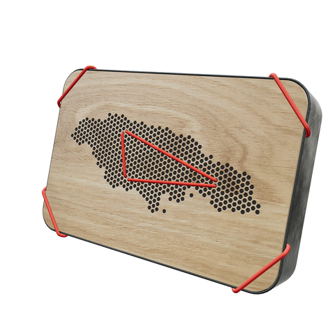 Erinnerungsbox für Reisen: Andenken, Souvenirs und Mitbringsel mit dem Jamaika-Questlog aufbewahren. Wandschmuck, Dekoration und das perfekte Geschenk für Reiseliebhaber.